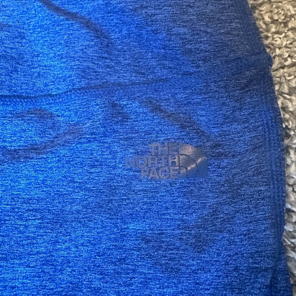 North face blue leggings, size medium.